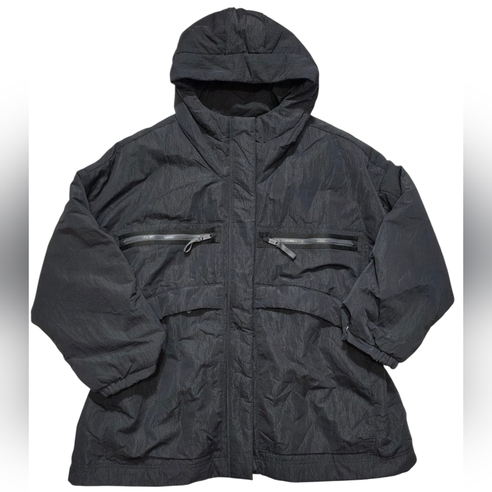FP Movement By Free People Billy Boxy Insulated Black Coat NWT - Picture 10 of 12
